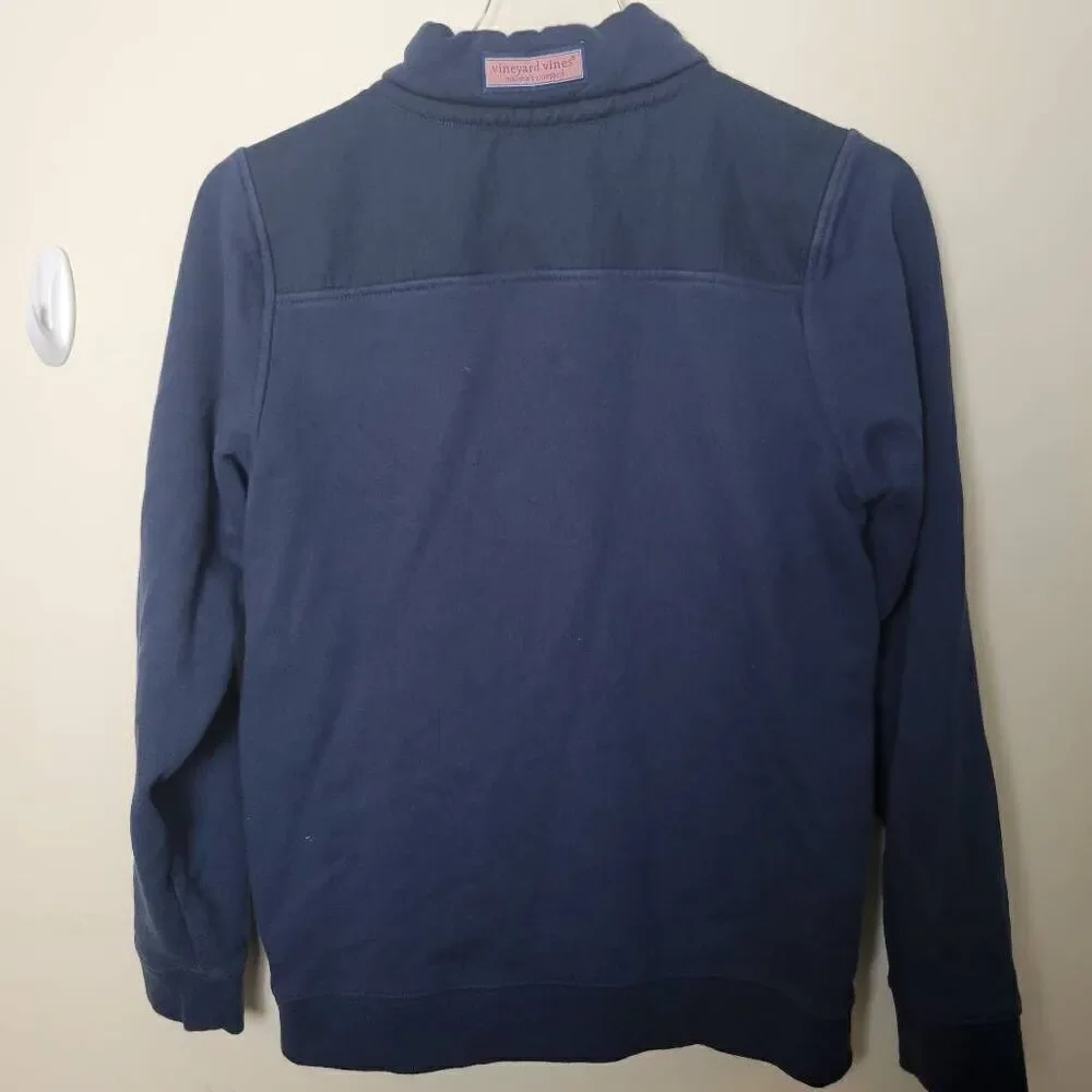 Vineyard Vines The Orginal Shep Navy Blue Pullover Sweater Youth Large 16